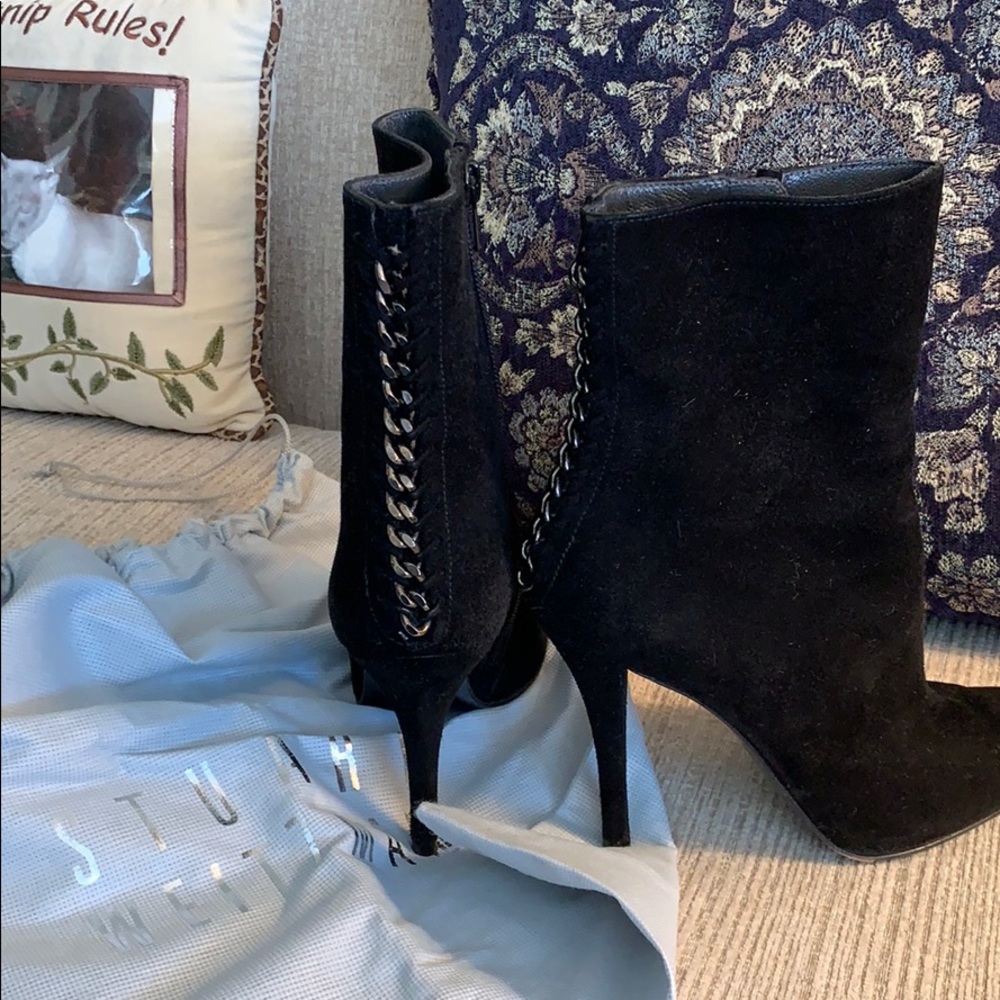 Stuart weitzman suade bootie